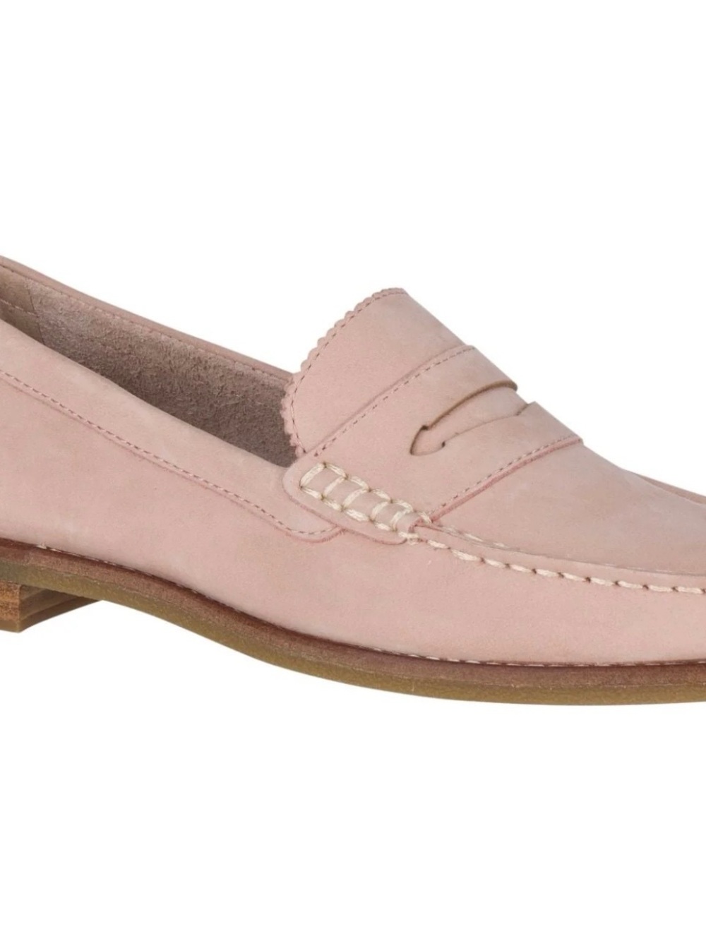 Sperry Women's Blush Pink Suede Penny Loafer